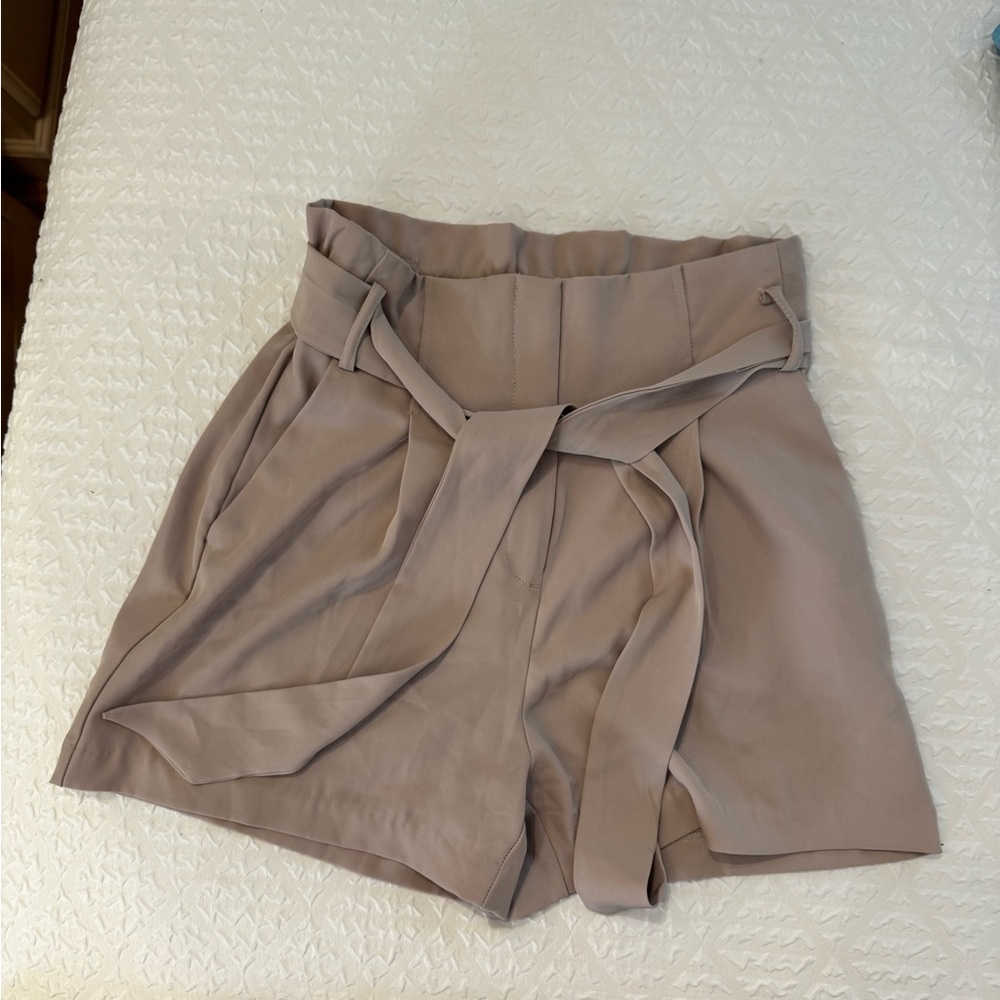 Dynamite High Waist Taupe Shorts